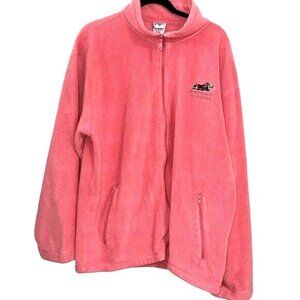 Pink Monterey California Fleece Jacket XXL Vitase Full Zip Embroidered Otter Des
